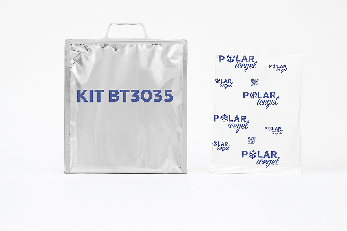 Buste Termiche 30×35 con Maniglia - Kit 10 Pezzi + Ghiaccio Sintetico